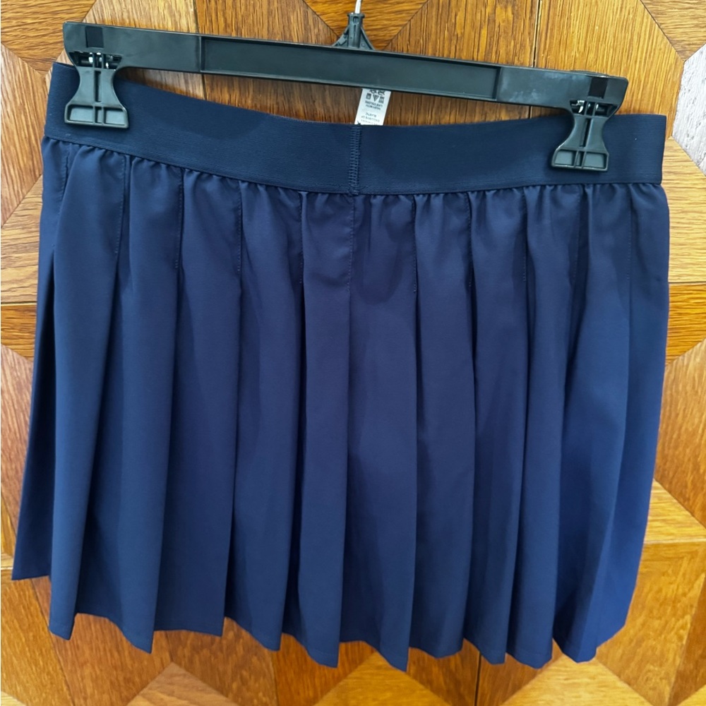 Alo Yoga Navy Pleated Women's Tennis Skirt